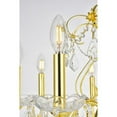 thumbnail image 6 of 2015 St. Francis Collection Chandelier D:26in H:23in Lt:8 Gold Finish (Royal Cut Crystals), 6 of 7