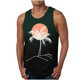 thumbnail image 1 of Camiseta sin mangas de cuello redondo para hombre, moda informal de verano, chaleco holgado, estampado deportivo, camiseta sin mangas de cuello redondo, blusa de poliéster para hombre, 1 of 3