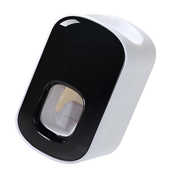 DEEPCRAFF Black Automatic Toothpaste Dispenser with Precise Controlled Dispensing for Bathroom and Home Convenience