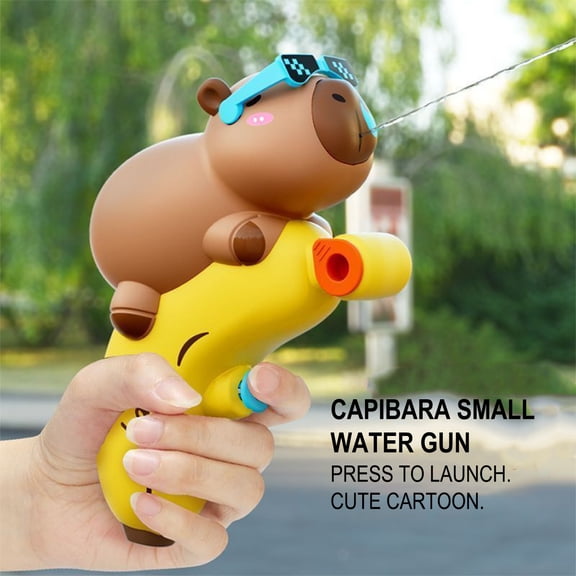 SPOORYYO Press-Type Mini Water Toy, Adorable Character Spray Water Fun for Summer Activities