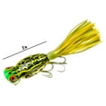 thumbnail image 4 of Arbogast Hula Popper Topwater Baits 2" Bullfrog 3/8 oz., 4 of 7