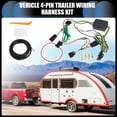thumbnail image 2 of 1 Juego de Kit de Arnes de Cableado de Remolque de 4 Pines para Ford Transit-150 250 350 2015-2022 Negro, 2 of 7