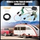 thumbnail image 2 of 1 Juego de Kit de Arnes de Cableado de Remolque de 4 Pines para Ford Transit-150 250 350 2015-2022 Negro, 2 of 7