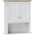 thumbnail image 6 of Spaco Wall Mounted Bathroom Cabinet with 2 Doors and Adjustable Shelf, Modern Bathroom Wall Cabinet for Indoor as Living Room, Entryway, White, 6 of 8