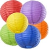 Bobee Rainbow Party Decorations Fiesta Party Supplies Paper Lanterns 6 Count