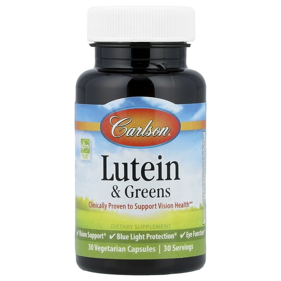 Carlson Lutein & Greens , 30 Vegetarian Capsules