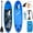 Blue and black, variant on Inflatable Stand Up Paddle Boards, with SUP Paddle Board Accessories, Wide Stable Design, Non-Slip Comfort Deck for Youth & Adults