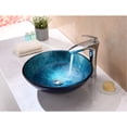 thumbnail image 2 of Anzzi Ls-Az196 Arc 16-1/2" Glass Vessel Bathroom Sink - Blue, 2 of 4