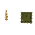 thumbnail image 1 of Escultura De Reloj De Guepardo Dorado, Adorno Decorativo De Centro De Mesa Para Oficina, Hogar, Baño, Granja, Cocina, Estudio, Decoración De Pared Silenciosa Y Precisa., 1 of 8