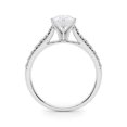 thumbnail image 4 of JewelMore 2 Carat Pear Shape and Round Lab Grown Diamond Engagement Ring for Women| 14K Gold | 1.70 Carat Center stone | F-G Color, VS-SI Clarity | Beautiful Set | 30 Day Free Return, 4 of 17