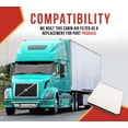 thumbnail image 3 of 2 Pack Heavy Duty Cabin Air Filter Compatible w/VL VNL VN780, VN670, VN630, VN430 Trucks Replaces P606555, 85114060, 20435801, VO09803P, VO0201PMACK 2191P606555, VMC AF606555, 3 of 9