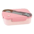 thumbnail image 2 of Bento Box Adult Lunch Box, Lunch Containers with Compartments,Drop-Proof, Dishwasher Safe Lunchable Food Container Microwave & Dishwasher Safe, Pink, 2 of 7