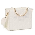 thumbnail image 1 of Bolso de mano Chinllo con cadenas acolchadas para mujer, 1 of 6