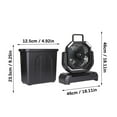 thumbnail image 4 of PatungKu Highly Power Outdoor Misters Fan 6L Tank 20000mAh Rechargeable Battery 4Speed, 4 of 7