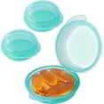 thumbnail image 1 of Small Pill Box (3 Pack), Daily Mini Pill Organizer Portable for Purse Pocket,Travel Pill Case Medicine Storage Container Earplug Case (Green）, 1 of 14