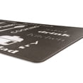 thumbnail image 3 of World Rug Gallery Kitchen Themes Anti Fatigue Kitchen, Laundry Room, Comfort Indoor Mat, Door Mat - Brown 18"x47", 3 of 4