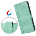 thumbnail image 6 of For Samsung Galaxy A17 5G 6.7inch Phone Case Wallet, Flip Leather TPU Cover with Card Holder Wrist Strap Shockproof Phone Case,Mint Green,For Galaxy A17, 6 of 11