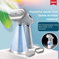 thumbnail image 4 of Handheld Steamer with 2 Brushes 350ml Water Tank Portable Travel Clothes Fast Heat-up Foldable Garment Leak Proof Reusable Fabric Modes for Home Shirts, 4 of 11