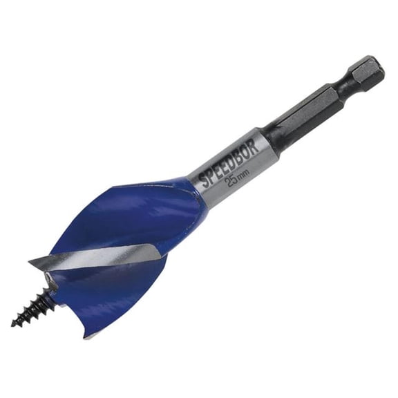 IRWIN - Blue Groove 6X Stubby Wood Bit 25 x 100mm