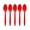 C, variant on Disposable Plastic Cutlery Set Red Cake Knife Fork Spoon Kit Food Grade Utensils for Birthday Wedding Holiday Party Supplies