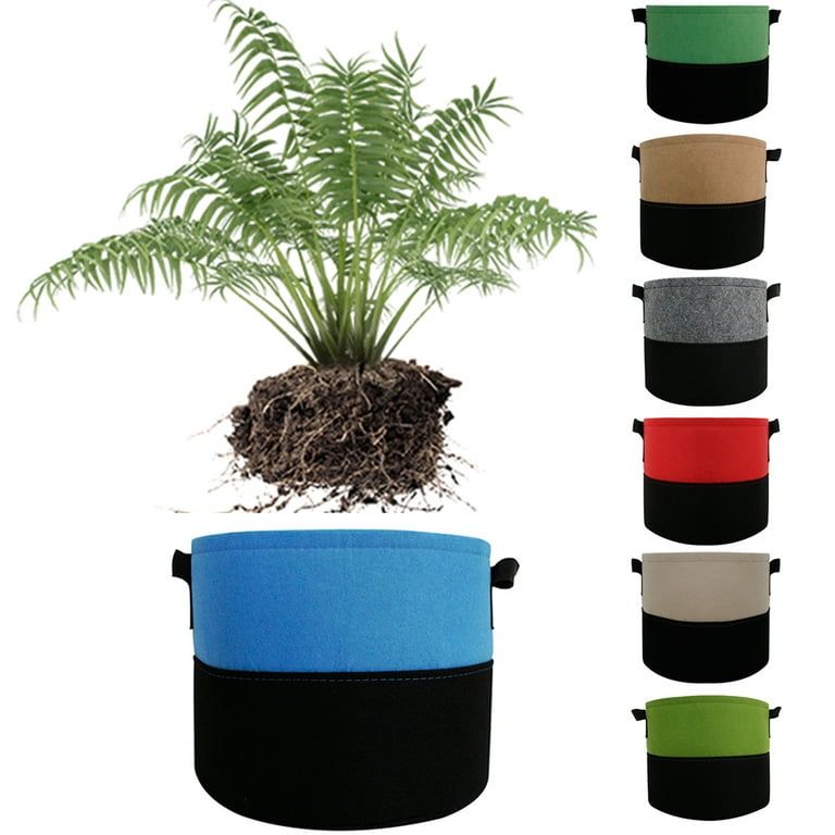 What plants grow well in a 1-gallon fabric pots?