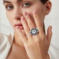 thumbnail image 2 of 1 reloj de dedo para hombre y mujer, informal, de cuarzo, con anillo., 2 of 6