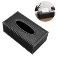 thumbnail image 1 of Leather Kleenex Box Holder with Magnetic Bottom Tissue Box Cover, 1 of 2