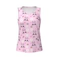 thumbnail image 6 of Sigee Rabbit Face for Women's Workout Tank Top,Running Tank Tops,Sleeveless Gym Clothes, 6 of 8