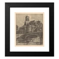 thumbnail image 2 of Martin Monnickendam 20x22 Black Modern Framed Museum Art Print Titled - View of the Saint-Gervais in Paris (1884), 2 of 5