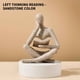 thumbnail image 1 of Estatua de figura de lectura abstracta - Decoración de estantería de resina, adorno de escritorio para oficina y hogar, regalo decorativo, 1 of 2