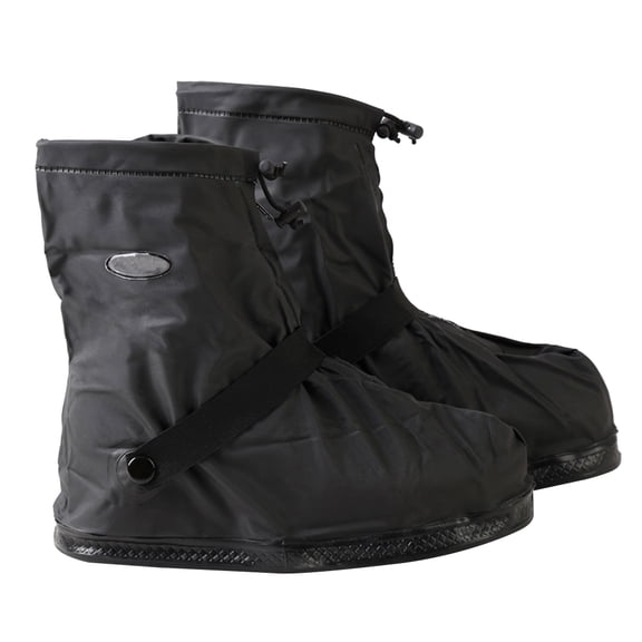 CATIEBYE Waterproof Shoes Cover with Zipper Non Slip Wear Resistant for Outdoor Rainy Weather