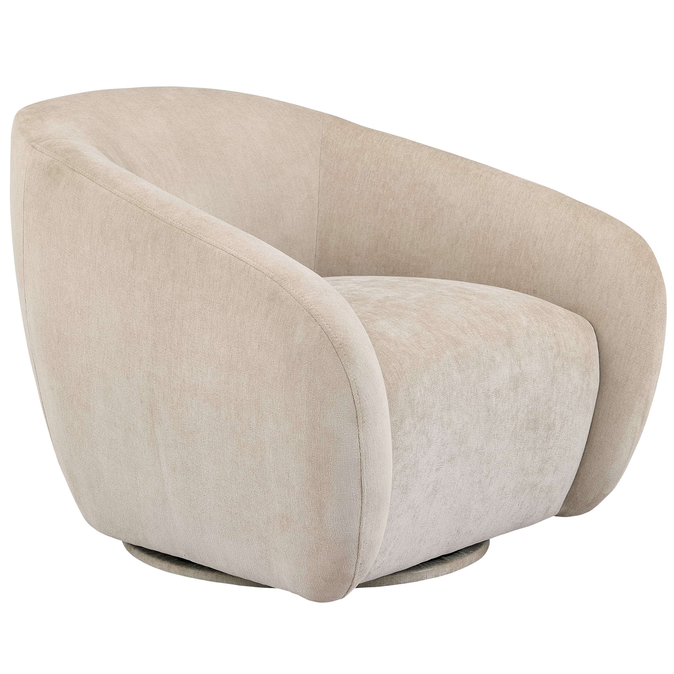 Better Homes & Gardens Vivian Swivel Chair, Sand Chenille