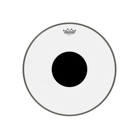 Remo Controlled Sound Clear Black Dot Bass Drum Head (18")