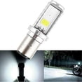 thumbnail image 2 of 12V 8W H6 Motorcycle LED Headlight Lamps Hi/Low Beam Conversion Bulbs White H4 BA20D PX15D Motorcycle Light Bulb, 2 of 4