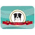 thumbnail image 1 of Carolines Treasures BB1551LCB Border Collie Merry Christmas Glass Cutting Board- Large, 1 of 2