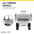 thumbnail image 4 of Gorilla Carts 5 Cu. Ft. Heavy-Duty Poly Outdoor Fish & Marine Cart w/ 200 Lbs. Load Rating, 4 of 11