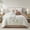 Blush, variant on Nanshing Blair 7 Piece Botanical Comforter Set Queen