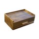 thumbnail image 3 of Organizador de bolsitas de té de madera, estación de té rústica con múltiples compartimentos, cajón de almacenamiento, soporte para bolsitas de para, 3 of 8