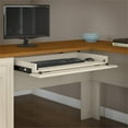 thumbnail image 2 of Kingfisher Lane L Shaped Desk with Hutch in Antique White - Engineered Wood, 2 of 7
