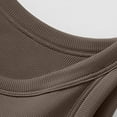 thumbnail image 7 of Ribbed Cotton Tank Top with Built in Bra for Women Shelf Bra Camisole Tops Workout Tops Cami Bra Padded Tank Top Sports Bras BR M, 7 of 7