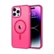 thumbnail image 1 of HAYAN Case for iPhone 14 Pro Case Magnetic Translucent Matte Phone Cases 6.1" [Compatible with MagSafe] Thin Slim Fit Shockproof Bumper Hard Protective Cover for Women Men Girls, Frosted Hot Pink, 1 of 1