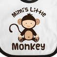thumbnail image 4 of Inktastic Mimi Little Monkey Grandchild Boys or Girls Baby Bib, 4 of 4