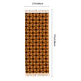 thumbnail image 2 of Shawl Wraps for Women - halloween elements plaid pumpkins Oversized Fall Winter Fashion Blanket Scarf for Women, 2 of 6
