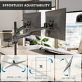 thumbnail image 5 of CLiX Series Full Motion Dual Monitor Desk Mount, 5 of 5