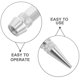 thumbnail image 3 of FOMIYES 40Ud Tapas Para De Neumático En Aluminio Plateado Para Automóvil Compatible Universal, 3 of 6