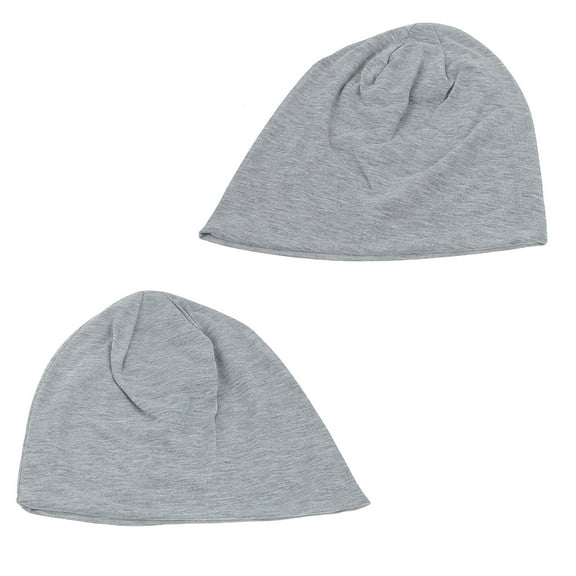 2Pcs Warm Beanie Hat Autumn Hat Fashion Skull Hat Cozy Hat for Men Women