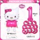 thumbnail image 4 of Hello Kitty, decoraciones para fiestas de cumpleaños, conjunto de globos de papel de aluminio para gatos de dibujos animados, regalos para niñas, suministros para Baby Shower, 4 of 5