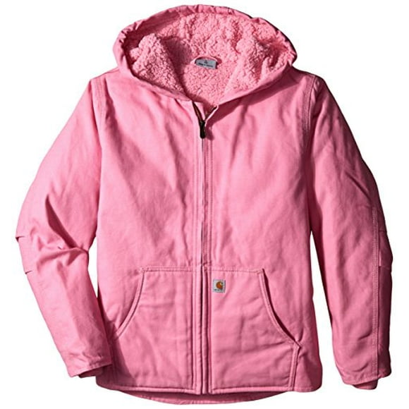 Carhartt Little Girls' Redwood Jacket, Medium Pink, XX-Small 4/5
