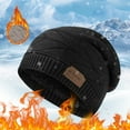 thumbnail image 2 of Womens Winter Hat Winter Hat Men And Women Hats Woolen Hats Outdoor Warm Hats Cold Proof Plus Velvet Thickened Knitted Hats, 2 of 4