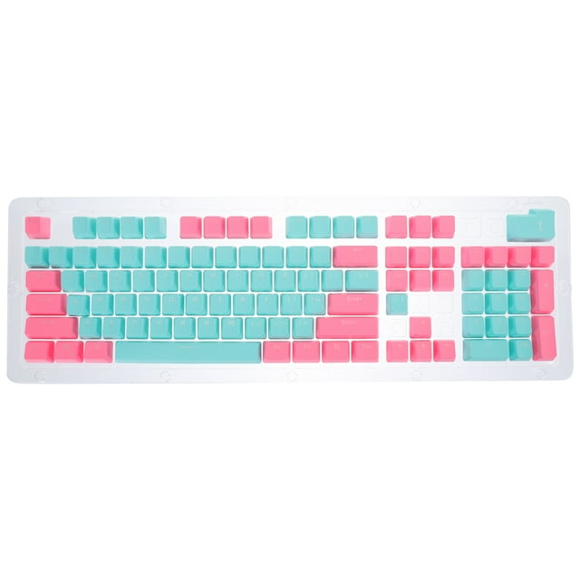 MasteelfCA 1 Set Pattern Key Caps 104 Keys Computer Keyboard Caps For Mechanical Keyboard